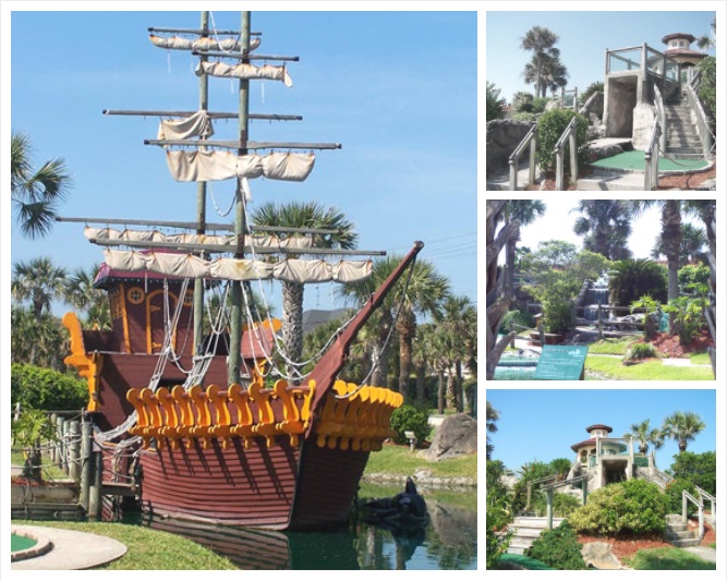 Oceanfront Miniature Golf Collage