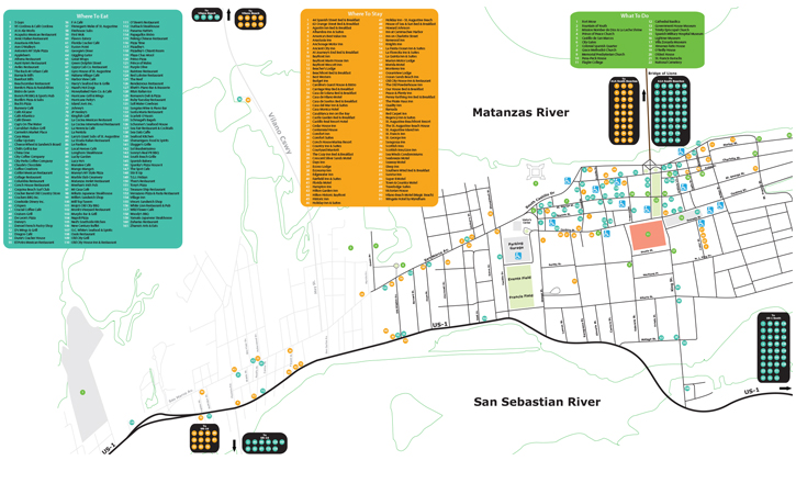 St Augustine Map Downtown Map And Directions | St. Augustine, Fl | Oldcity.com