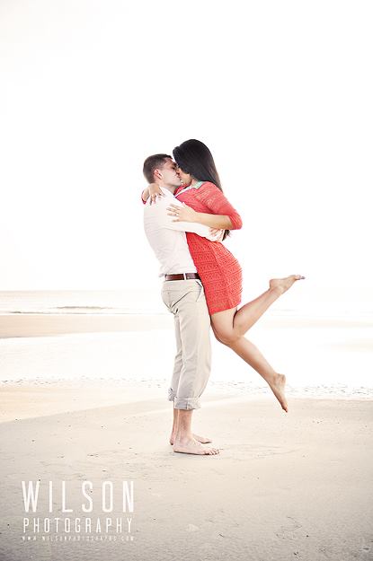 Couple on Beach - Wilson Photography