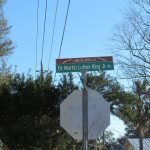 A St. Augustine street signed named after Dr. Martin Luther King Jr.