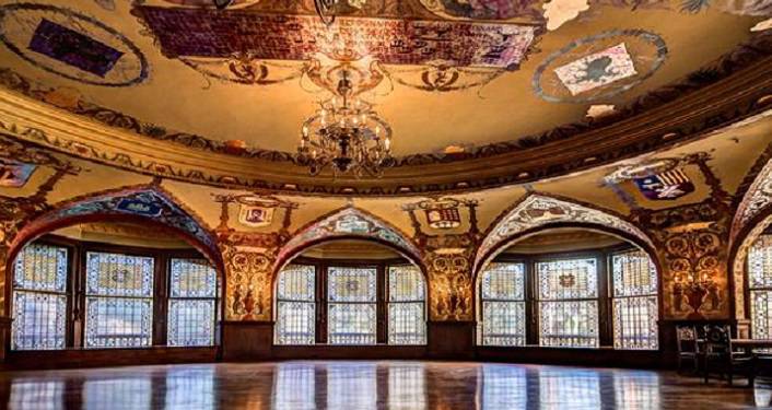 image of the Interior of Dining Hall seen on Historic Tours of Flagler College