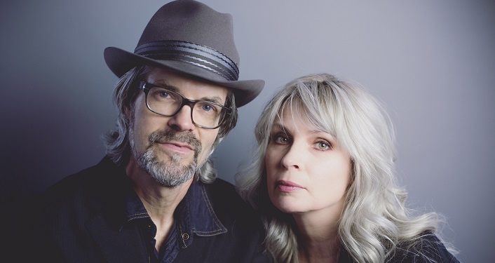 close-up photo of Over The Rhine, musically talented Karin Bergquist and Linford Detweiler