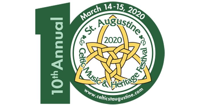 logo with 10th Annual Celtic Festival, March 14-15, 2020