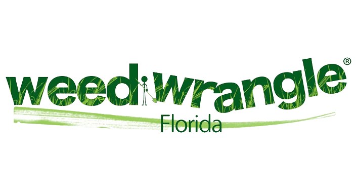 words in green font; Weed Wrangle Florida