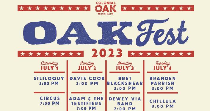 OakFest Celebration at Colonial Oak Music Park