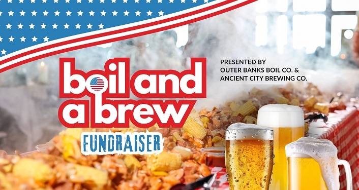 Boil and a Brew Fundraiser .. Outer Banks Boil Company and Ancient City Brewing Company